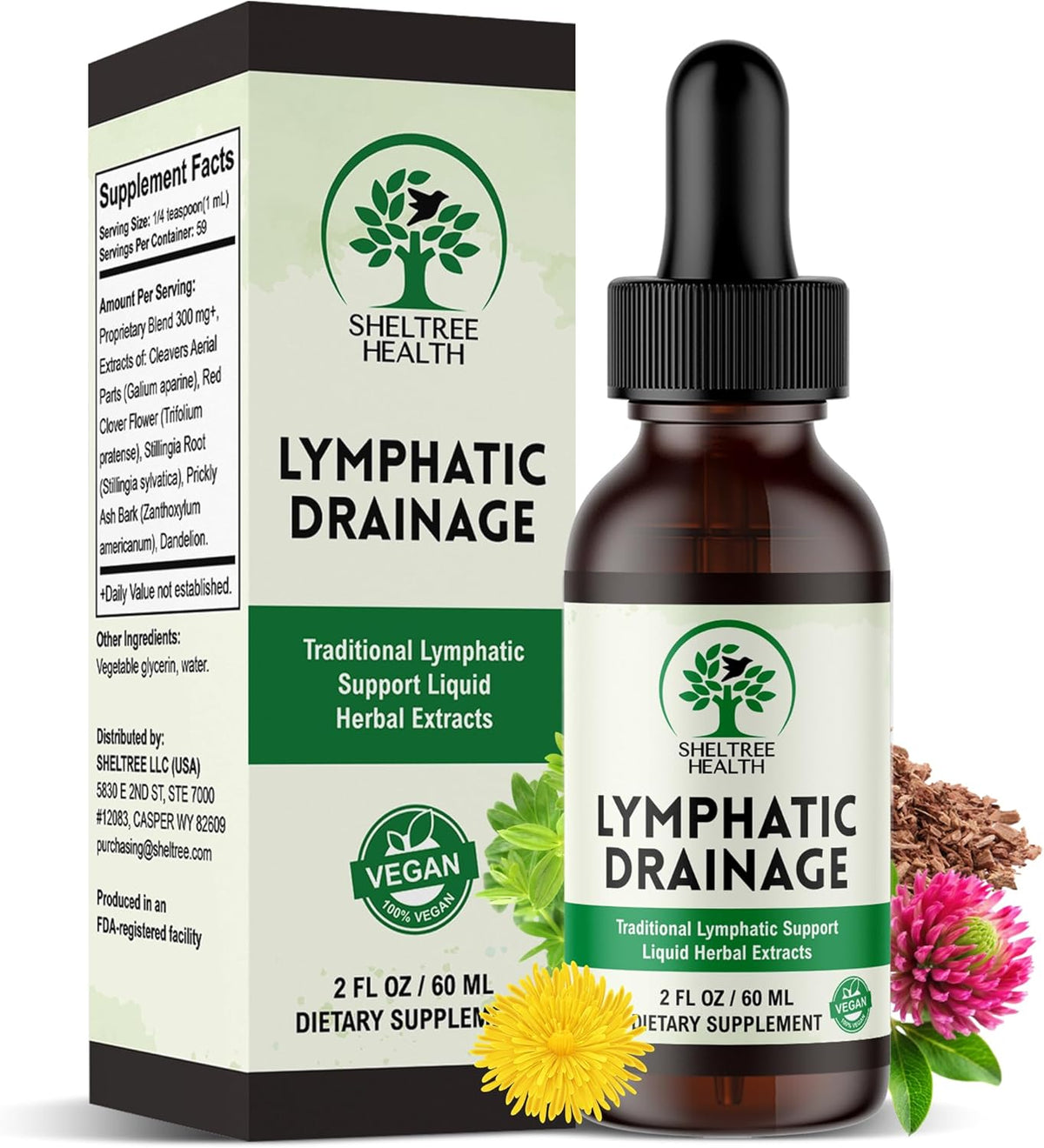 Lymphatic Drainage Drops, 2 Fl. Oz