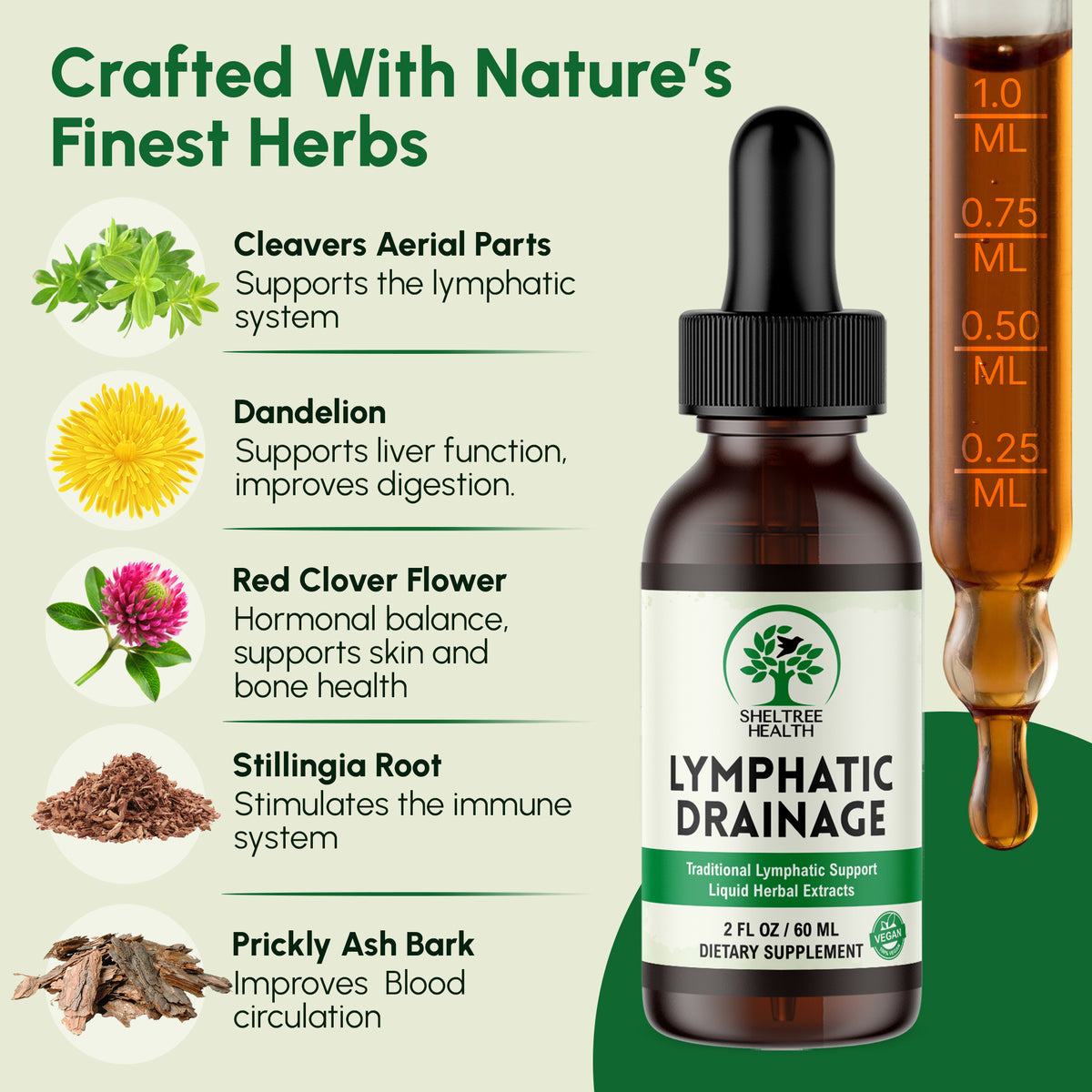 Lymphatic Drainage Drops, 2 Fl. Oz